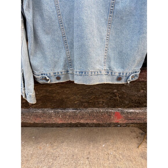 VTG Levi's 70507-0311 Men's Trucker Denim Jacket Size Large Distressed & Faded - Picture 7 of 10